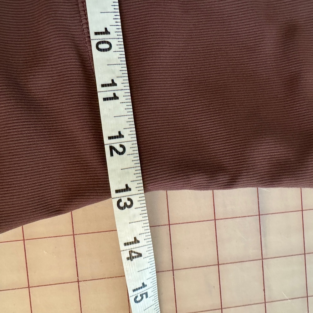 Wilo the Label Flare Jumpsuit Brown Ribbed Size Medium - Picture 7 of 9